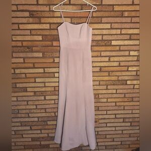 NWT Wtoo Size 0 Blush Pink Spaghetti Strap Gown